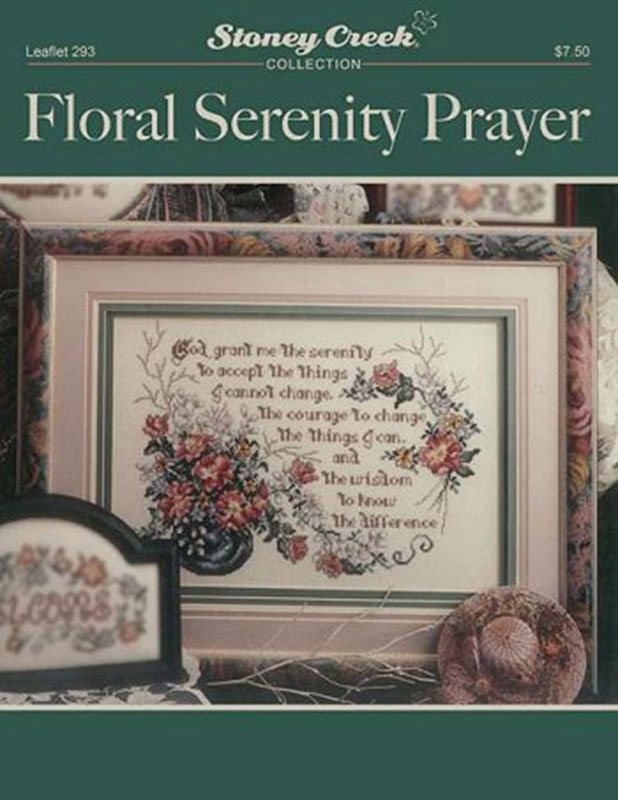십자수도안책 Stoney/ FLORAL SERENITY PRAYER(기도)-293(LEAFLET)