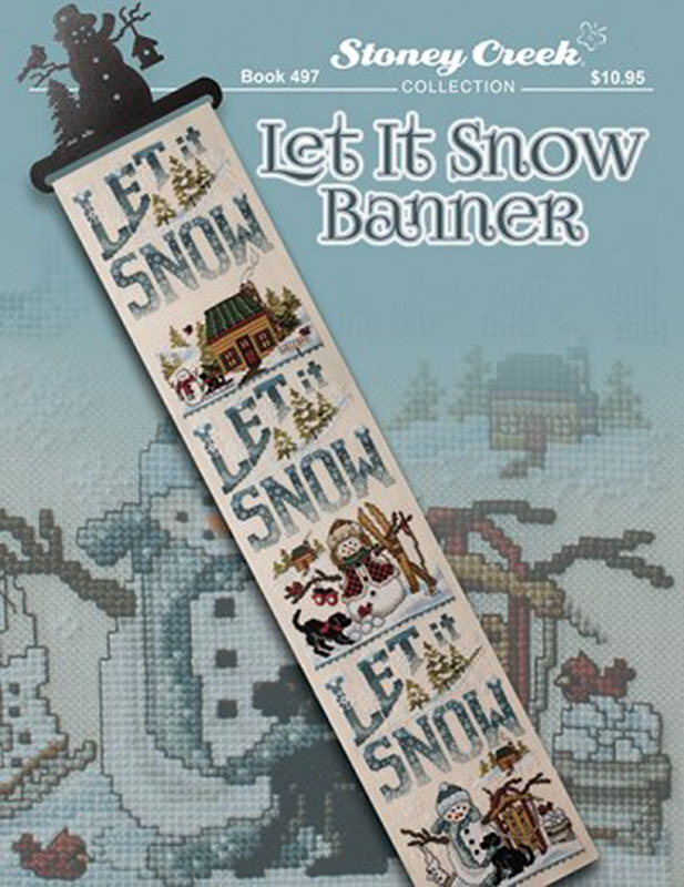 십자수도안책 Stoney/ LET IT SNOW BANNER-497