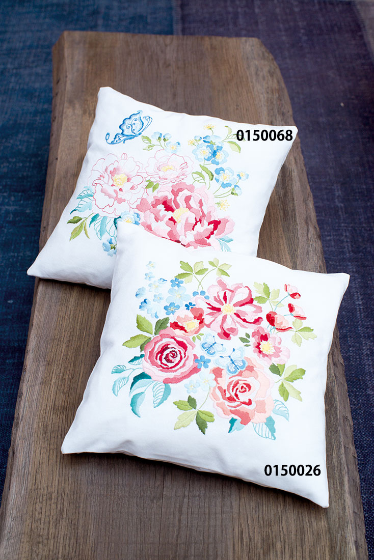 Vervaco 프랑스자수패키지/ 쿠션 FLOWER BOUQUET I-0150026