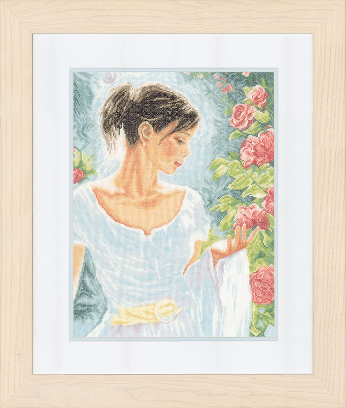 외국 십자수패키지 Lanarte/RED FLOWERS-0154475(고급케이스)