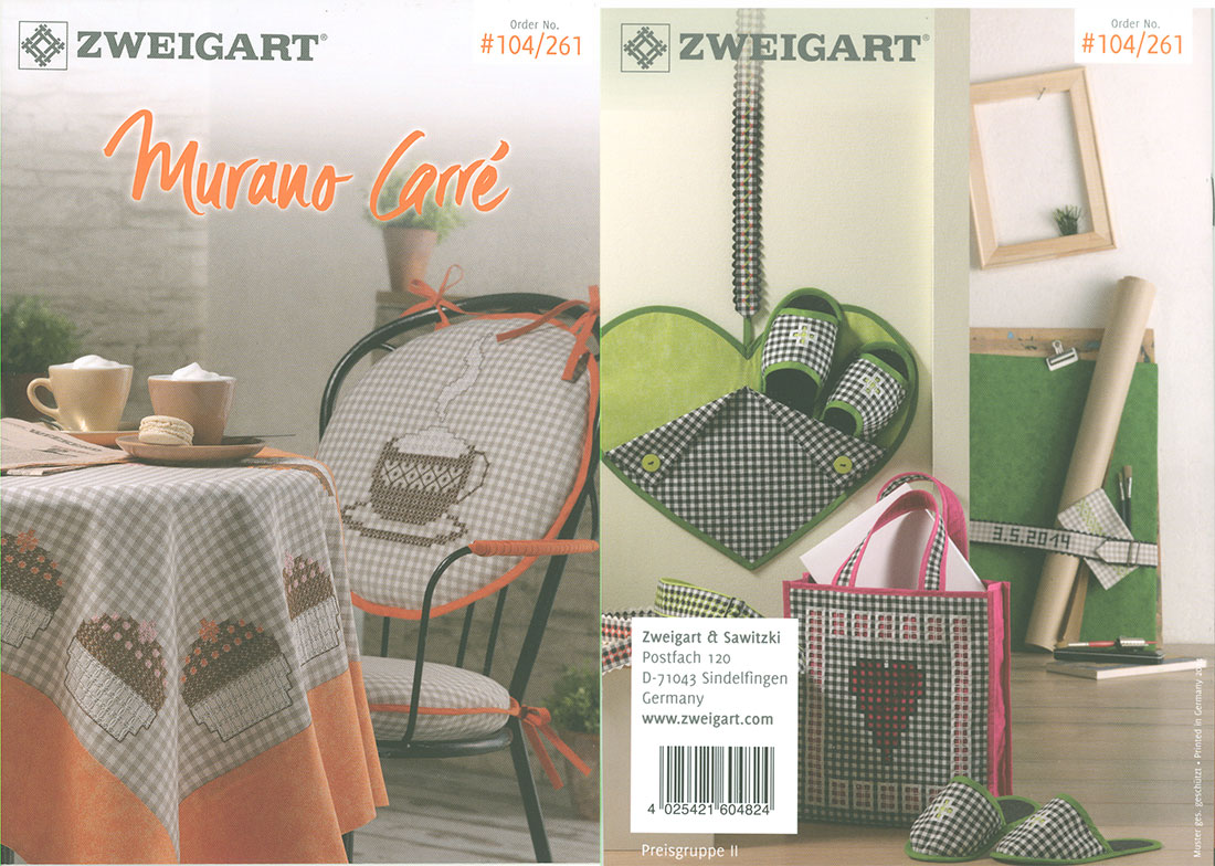 Zweigart 자수책/MURANO CARRE(프랑스자수)-NO.261