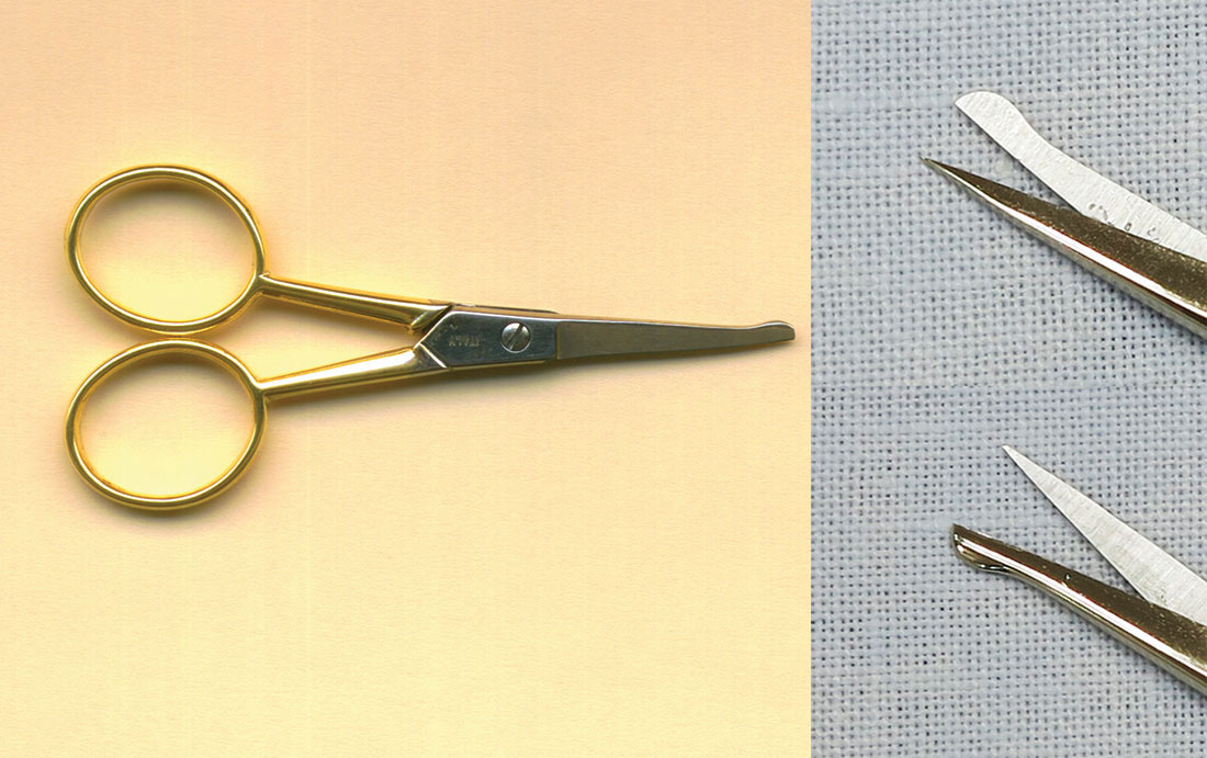 Permin Hardanger Scissors Gold(하덴거가위) 9.4Cm-5259