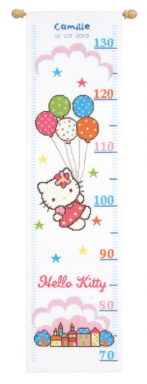 외국 십자수패키지 Vervaco/ 키재기 Hello Kitty-0148210