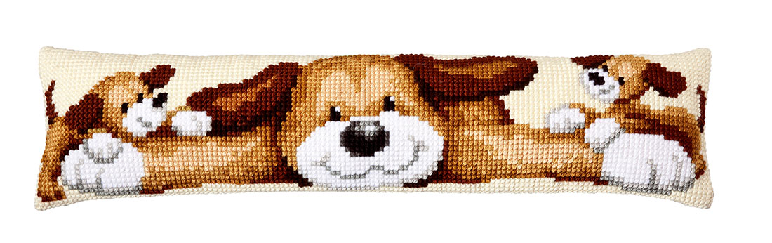 외국 십자수패키지 Vervaco/ Very Easy 털실 DRAFT STOPPER-0009354(칼라프린트 원단)