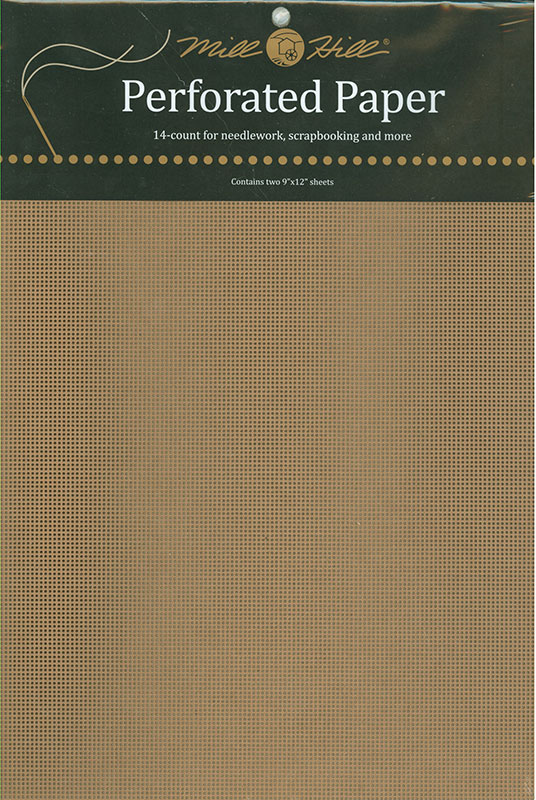 자수용 종이아이다 (14카운트, Antique Brown) 2장세트-PP3