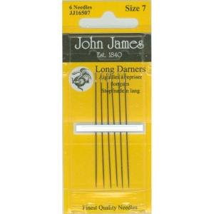 존제임스 Long Darners(불리언바늘) 7호(6개세트)-JJ16507