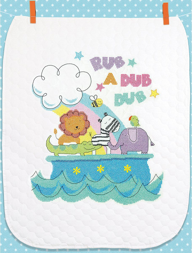 외국 십자수패키지 Dimensions/ 아기이불 RUB-A-DUB QUILT-70-74368