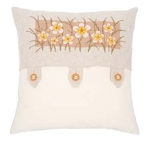 외국 십자수패키지 Vervaco/ 쿠션 VANILLA FLOWERS-0145327
