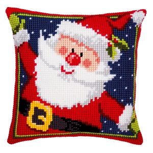 외국 십자수패키지 Vervaco/ Very Easy 털실 FATHER CHRISTMAS-0008725(1200/927)(칼라프린트 원단)