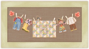 외국 십자수패키지 Brookes 실없는Kit/ AUTUMN BABY BOY SUNSHINELINE Chart Pack-17778