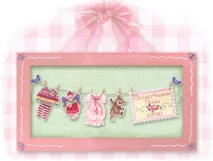 외국 십자수패키지 Brookes 실없는Kit/ ORIGINAL BABY GIRL SUNSHINELINE Chart Pack-17781