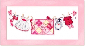 외국 십자수패키지 Brookes 실없는Kit/ WINTER BABY GIRL SUNSHINELINE Chart Pack-17784