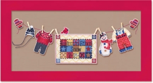 외국 십자수패키지 Brookes 실없는Kit/ WINTER BABY BOY SUNSHINELINE Chart Pack-17785