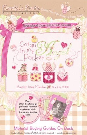 외국 십자수패키지 Brookes 실없는Kit/ ANGEL IN MY POCKET GIRL Chart Pack-17787