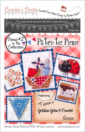 외국 십자수패키지 Brookes 실없는Kit/ PATRIOTIC PICNIC GROUP 2 Chart Pack-17792