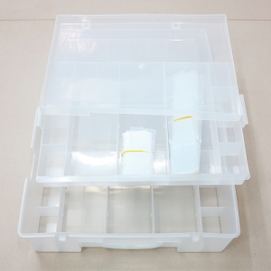 보빈함(실케이스 실박스 실보관함)-3단특대-흰색/17801