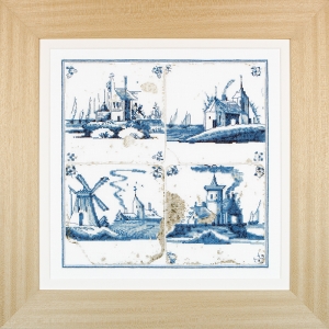 외국 십자수패키지 Thea Gouverneur/ ANTIQUE TILES, VILLAGES(36ct)-TG484