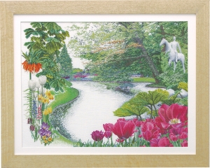 외국 십자수패키지 Thea Gouverneur/ KEUKENHOF GARDEN(36ct)-TG431