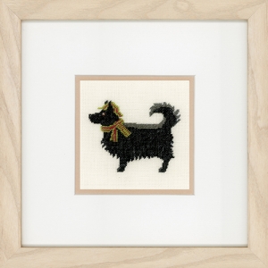 외국 십자수패키지 Lanarte/(소) Kate Mawdsley DOG IN HAT-0148263