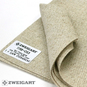 쯔바이 자수원단 18카운트-Floba-RAW 펀치니들겸용/1198-053