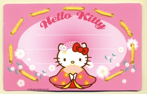 Vervaco/ Hello Kitty Embroidery 카드장식 만들기-0161851