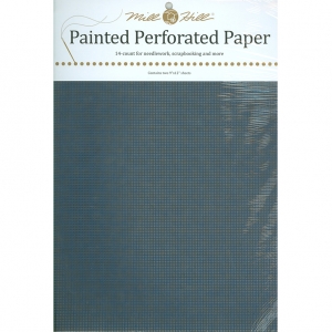 자수용 종이아이다 Painted (14카운트, Midnight Blue) 2장세트-PP21