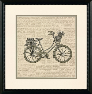 Dimensions 프랑스자수패키지/ Classic Bicycle-72-73721