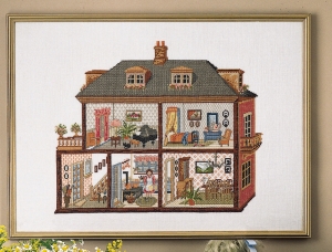 외국 십자수패키지 Permin/Dolls House-70-4149 (58 X 43Cm)