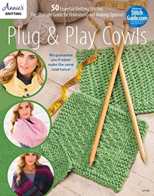 Knit Book/ Plug & Play Cowls 50 Essential Knitting Stitches-ANN121102