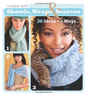 Knit Book/ Classic Elite Shawls, Wraps & Scarves: 20 Ideas 3 Ways-SIX96527
