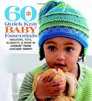 Knit Book/ 60 Quick Knit Baby Essentials: Sweaters, Toys, Blankets, & More in Cherub-SIX96831