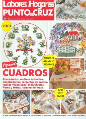 스페인 십자수잡지 Labores del Hogar PUNTO DE CRUZ-No. 46 (15181)