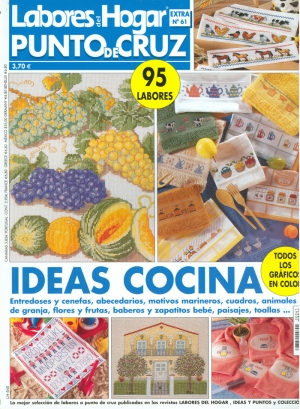 스페인 십자수잡지 Labores del Hogar PUNTO DE CRUZ-No. 61 (15261)