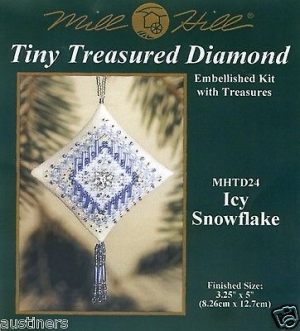 외국 십자수패키지 MillHill(Beads & Treasure)/ Icy Snowflake-MHTD24