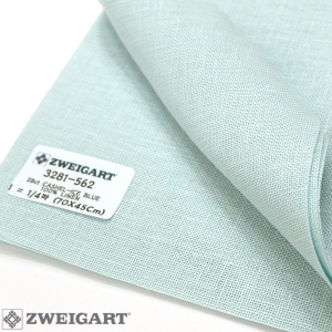 쯔바이 자수원단 28카운트-CASHEL-Ice Blue/3281-562