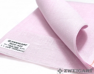 쯔바이 자수원단 25카운트(=10fils)-DUBLIN-Angel Blush(메디치원단)/3604-443(DIS,낱장,반마)