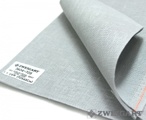 쯔바이 자수원단 25카운트(=10fils)-DUBLIN-Pearl Gray(메디치원단)/3604-705(반마,낱장)(DIS)