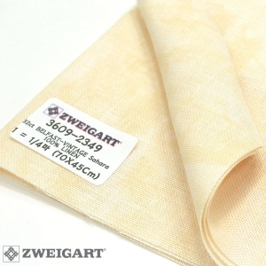 쯔바이 자수원단 32카운트-BELFAST-Vintage Sahara/3609-2349