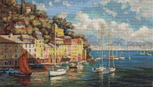 외국 십자수패키지 Panna/ (Golden Series) Italian Azure-MT-1383