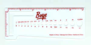 Boye Knit Gauge Tool(뜨개용 게이지자)-7525