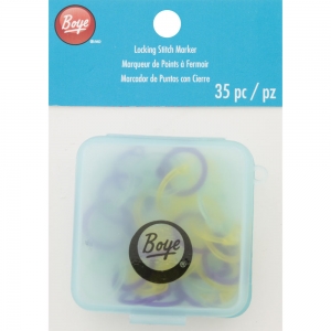 Boye Locking Stitch Markers 35개(스티치마커 단수표시링)-3417-582-000M