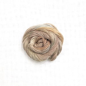 HOTA자수실 Pearl Cotton #12 Hand-dyed 복합사 Pastel/G.BP12.P005(Suricata) 25m Spool(스풀)