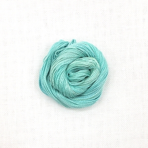 HOTA자수실 Pearl Cotton #12 Hand-dyed 복합사 Pastel/G.BP12.P002(Aruba) 25m Spool(스풀)