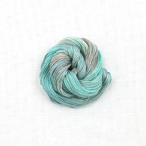 HOTA자수실 Pearl Cotton #12 Hand-dyed 복합사 Pastel/G.BP12.P001(Island) 25m Spool(스풀)