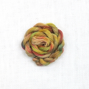 HOTA자수실 Soie Surfine 130/2&trade; Hand-dyed 복합실크사/G.S050.0101(Macke) 50m 타래