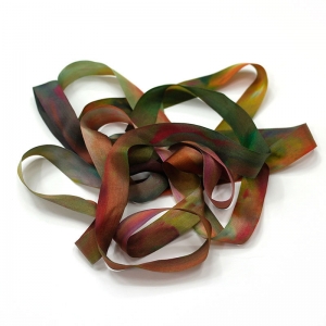 HOTA 실크리본자수실 Silk Ribbon 13mm Hand-dyed 복합/G.SR13.0128(Marc)