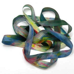 HOTA 실크리본자수실 Silk Ribbon 13mm Hand-dyed 복합/G.SR13.0117(Niki)