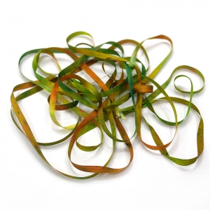 HOTA 실크리본자수실 Silk Ribbon 4mm Hand-dyed 복합/G.SR04.0113(Hopper)