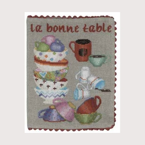 외국 십자수패키지 Bonheur/다용도 커버 LA BONNE TABLE-5088
