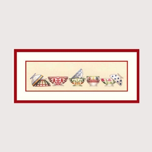 외국 십자수패키지 Bonheur/BOWLS COLLECTION-1034(18카운트)